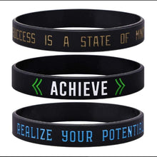 Load image into Gallery viewer, Silicone Wristband Rubber Band Motivational Bracelet For Men And Women Perfect Gift Jewelry Cool Style
