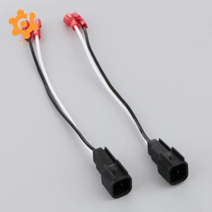 1 Pair Car Audio 2-Pin Plug Speaker Replacement Wiring Harness For Chevy Ford Focus Mazda Car Accessories