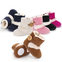 Load image into Gallery viewer, Fashion Comfortable Newborn Kid Baby Girl Boy Cute Snow Shoes Winter Warm Soft Boots Solid Cotton
