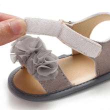 Load image into Gallery viewer, Princess Cute Baby Girls Newborn Infant Floral Sandals Soft Crib Walkers Breathable Shoes Best Baby Gift
