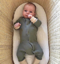 Load image into Gallery viewer, Baby Romper Jumpsuits Autumn Winter Warm Long Sleeve Rompers Clothes In Retro Classic Style
