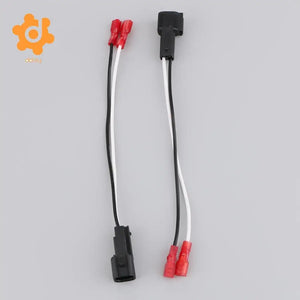 1 Pair Car Audio 2-Pin Plug Speaker Replacement Wiring Harness For Chevy Ford Focus Mazda Car Accessories