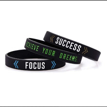 Load image into Gallery viewer, Silicone Wristband Rubber Band Motivational Bracelet For Men And Women Perfect Gift Jewelry Cool Style
