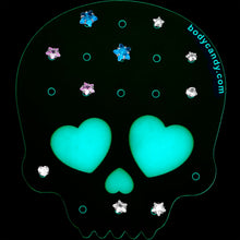 Load image into Gallery viewer, Skull Travel Flat Back Earring Palette
