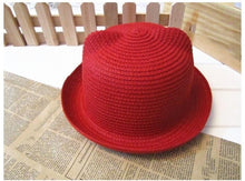 Load image into Gallery viewer, Elegant Summer Baby Hat Cap Children Breathable Straw Hat Kids For Boys and Girls Hats With cat ears
