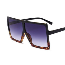 Load image into Gallery viewer, Oversized Luxury Trend New  Woman Sunglasses With Black Fashion Square Glasses And Big Frame Sunglasses In  Modern Glasses Famous Style
