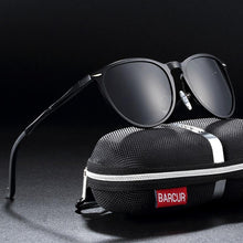 Load image into Gallery viewer, Retro Aluminum Magnesium Men Sunglasses Polarized Vintage Round Sunglasses for Men and Women Eyewear Accessories Oculos de sol Luxury Glasses High Quality metal frame WIth UV400 Protection
