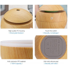 Load image into Gallery viewer, USB Aroma Humidifier Essential Oil Diffuser Ultrasonic Cool Mist  Air Purifier 7 Color Change LED Night Light
