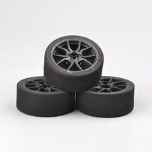 Load image into Gallery viewer, 4Pcs/Set Foam Tire and Wheel Rims with 3mm Offset and 12mm Hex fit 1:10 Scale HSP HPI RC Rally Racing on Road Car Accessories
