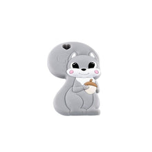 Load image into Gallery viewer, BPA Free Food Grade Silicone Teethers Cartoon Animals Shape Pacifier Clips, Accessories Baby Teething 1pc
