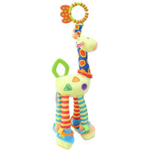 Load image into Gallery viewer, Modern Baby Development Giraffe Animal Hand Bells Rattles Handle Toys Stroller Hanging Teether Baby Toys For Kids
