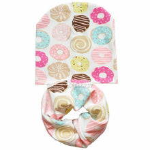Load image into Gallery viewer, Modern Cartoon Cotton Baby Hat Winter Baby Girls Hat Newborn Boys Hats Kids Cap Scarf Set Children Beanies For Kids With Scarf
