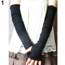 Load image into Gallery viewer, Women&#39;s Cotton UV Protection Arm Warmer 2pcs Summer Arm Sleeves Women Men  Anti UV Armwarmer Long Fingerless Gloves Arm Sleeves
