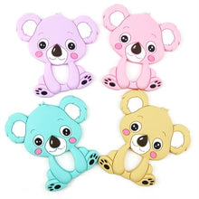Load image into Gallery viewer, 1pc Unique Baby Koala Silicone Teether Teething Chew Toy   Nursing Tool Pendant Food Grade Silicone
