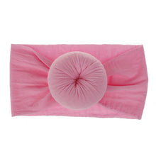 Load image into Gallery viewer, Newborn Infant Kids Girls Nylon Bow Hairband Headband Stretch Turban Knot For Bay Girls
