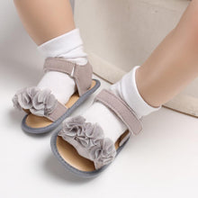 Load image into Gallery viewer, Princess Cute Baby Girls Newborn Infant Floral Sandals Soft Crib Walkers Breathable Shoes Best Baby Gift
