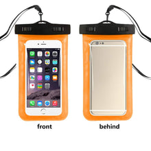 Load image into Gallery viewer, Universal Waterproof Pouch Case Cell Phones Portable Bag Swimming Bags Dry Case Cover For iPhone Under 6.5 inch Large Phone Dry Bag Waterproof Case for iPhone
