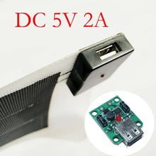 Load image into Gallery viewer, Portable Solar Pan power CIGS Thin Film DIY Battery Charger Photovoltaic cell Waterproof  Charger for Outdoor Camping
