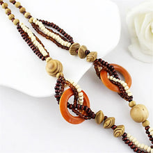 Load image into Gallery viewer, KUNIU 2023 Boho Jewelry Ethnic Style Long Hand Made Bead Wood Elephant Pendant Necklace for Women Price Decent women&#39;s neck
