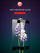 Load image into Gallery viewer, 5D Curved 9H Tempered Glass For iPhone X XR XS 11 12 13 14 Pro Max 6 6S 7 8 Plus SE Mini Full Cover Screen Protector Film 9H Hardness Bubble Free Easy Installation Screen Protective Film
