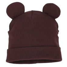 Load image into Gallery viewer, Modern Baby Hat Cute Ear Cotton Girls Cap Scarf Infant Hats Finger love Kids Boys Knitted Cap Winter hat I love mama/pap  Cap
