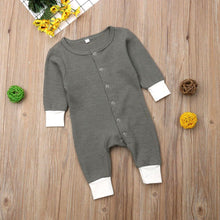 Load image into Gallery viewer, Baby Romper Jumpsuits Autumn Winter Warm Long Sleeve Rompers Clothes In Retro Classic Style
