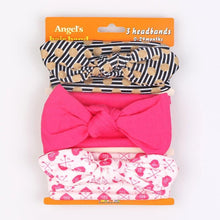 Load image into Gallery viewer, Modern  Handamde Luxury Set Baby Girl Headband Bow For Newborn Babies Hair Band Elastic Accessories Cotton Headwear For Girls
