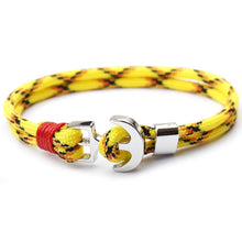 Load image into Gallery viewer, Luxury Modern Handamde Multilayer Anchor Bracelets Charm Survival Rope Chain Fashion Jewelry Bracelet For Men and Women
