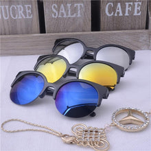 Load image into Gallery viewer, New Luxury Modern Fashion Retro Designer Super Round Circle Glasses  With Cat Eye Women's Sunglasses With UV400 Protection
