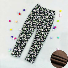 Load image into Gallery viewer, Baby Girls Leggings Thick Warm Dot Pants Kid Girl Leopard Plus Pants Children Vintage Flowers Trousers For Girls Kids
