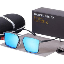 Load image into Gallery viewer, The New Luxury Original Minimalist Aluminium Square  Sunglasses Polarized Sun glasses for Women and Men With UV400 Protection
