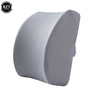 Memory Foam Breathable Healthcare Lumbar Cushion Back Waist Support Travel Pillow Car Seat Office Pillows Relieve Pain Newest