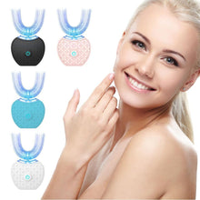 Load image into Gallery viewer, Teethbrush Whitening V-White 360° Ultrasonic Electric Toothbrush Sonic Toothbrush for Adults | 2021 Model | Rechargeable Portable Automatic LED light Infrared Protecting for Gums IPX7 Waterproof Hands Free
