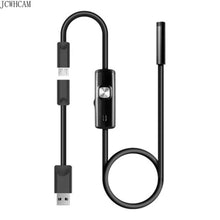 Load image into Gallery viewer, 1m 2m 5m 10m Semi-rigid USB Endoscope Camera 5.5MM IP67 Waterproof Snake Camera With 6 Led Windows  Macbook PC Android Endoscope
