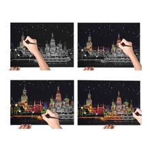 Load image into Gallery viewer, Kids  Scratch Paintings Magic Seascape Art Drawings Paper Table Kids Educational Toys Child Birthday Gifts For Boys or  Girls
