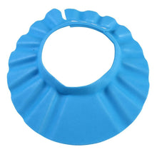 Load image into Gallery viewer, Brand New Baby Children Kids Safe Shampoo Bath Shower Cap Sheild Hat Wash Hair Shield elastic Cap For Kids In Modern Deign
