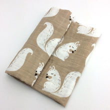 Load image into Gallery viewer, Baby Blankets Newborn Soft Organic Cotton Baby Blanket Muslin Swaddle Wrap Feeding Burp Cloth
