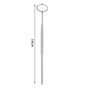 Dental Mouth Mirror Multifunction Checking The Inside of The Oral Cavity Stainless Steel Handle Tool Detachable Mirror Head