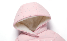 Load image into Gallery viewer, Modern Designer New Winter Baby Outerwear Hooded Printed Cotton Padded Jacket and Coats For Babies and Girls Kids
