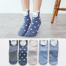 Load image into Gallery viewer, 5pairs 100% Cotton Unisex Baby Socks for Girls&amp;boys Children Soft Winter Cute Cartoon Socks Set For Baby
