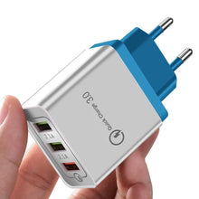 Load image into Gallery viewer, Fast Modern USB Charger Quick Charge 3.0 Wall Portable Mobile Phone Powerful Charger
