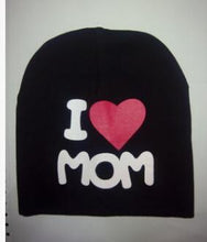 Load image into Gallery viewer, Modern Popular Baby Knitted Warm Cotton Beanie Hat cap For Toddler Baby Kids Cap for Girls &amp;  Boys I love Mama Prints Baby Hat Design
