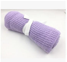 Load image into Gallery viewer, Baby Blanket Cotton Super Soft Blankets Newborn Swaddle Infant Wrap Bath Towel Girl Boy Stroller
