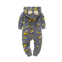 Load image into Gallery viewer, Modern Colorful Interesting Newborn Baby Unisex Warm Clothing Long Sleeved Cotton Romper For Kids
