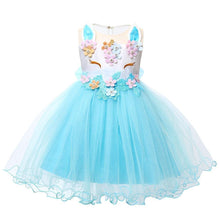 Load image into Gallery viewer, Unicorn Dress Costume Infant Party Dress For Baby Girls In elegant Style
