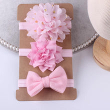 Load image into Gallery viewer, Bow Set Baby Girl Bows Hair Accessories Chiffon Flower Headband Bow knot Party Princess Dress Decoration For Girls Baby and Kids

