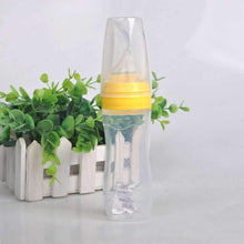 Load image into Gallery viewer, Baby Bottle Leak-proof Food Dispensing Spoon Juice Cereal Feeding Bottle Spoon Food Supplement Bottles For Kids In Modern Design
