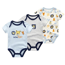 Load image into Gallery viewer, 3PCS/Set Modern Fashion Baby Clothes Bodysuits Baby Clothes Unicorn Clothing Unisex 0-12M Baby Bodysuits Romper and Jumpsuit Set For Kids and Baby
