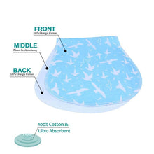 Load image into Gallery viewer, New Baby 100% Cotton Three Layers Waterproof Lightweight Natural Burp Curved Bibs For Baby Accessories
