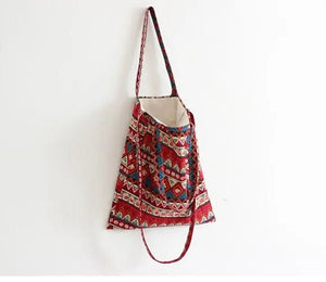 New Vintage Boho Hobo Hmong Ethnic Embroidery Shoppers Bag Women's shoulder bag Embroidered handbag